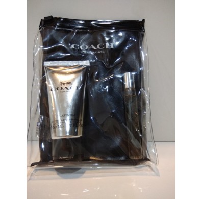 Coach New York Platinum For Men Travel Kit  