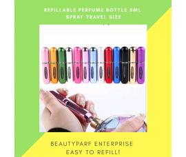 Perfume Refillable Bottle Spray 5ml  - Bottom Refill Type