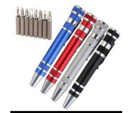 8 In 1 Mini Gadgets Electric Repair Tools Pen Style Precision Screwdriver Set