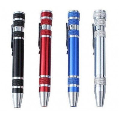 8 In 1 Mini Gadgets Electric Repair Tools Pen Style Precision Screwdriver Set