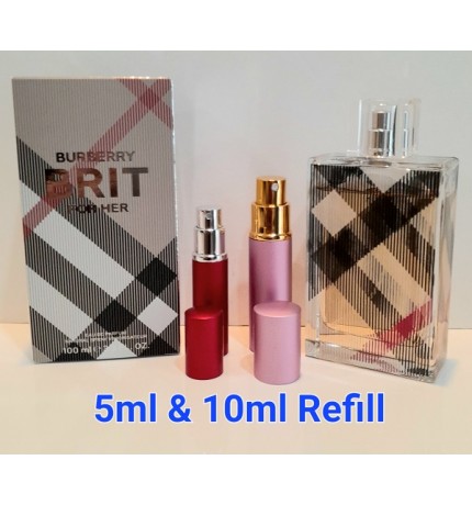 Burberry Brit For Her EDP Spray Refill In Travel Size