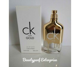 Calvin Klein - CK One Gold For Unisex 100ml EDT Spray Tester Pack 	