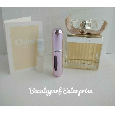 Chloe Signature Women In 5ml EDP Refillable Spray + Free Chloe Fleur De Parfum 1.2ml EDP Spray - HOT BUY! 
