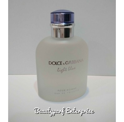 Dolce & Gabanna – D&G Light Blue Men 100ml Tester Pack EDT Spray