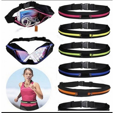 Jogging Waist Sport Bum Pouch Pack Water Resistance With Versace Perfume vial Spray