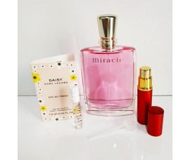 Lancome Miracle EDP Refilled In 5ml Refillable Spray + Free MJ Daisy Eau So Fresh 1.2ml EDT Spray 