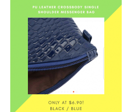 Mini PU Leather Crossbody Single Shoulder Messenger Bags For Women
