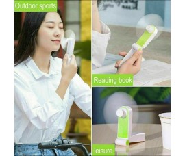 Mini Portable Handheld Foldable Chargeable Soft Blade Fan