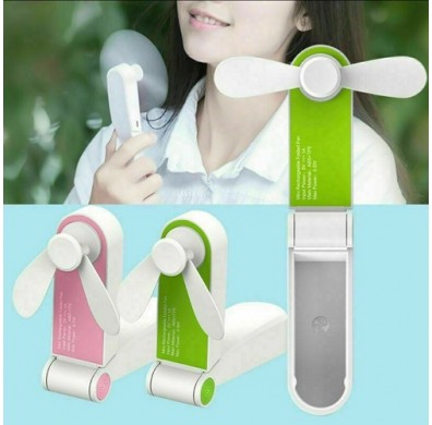 Mini Portable Handheld Foldable Chargeable Soft Blade Fan