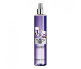 United Colors Of Benetton Refreshing Body Mist Women 250ml Spray  - Relaxing Violet