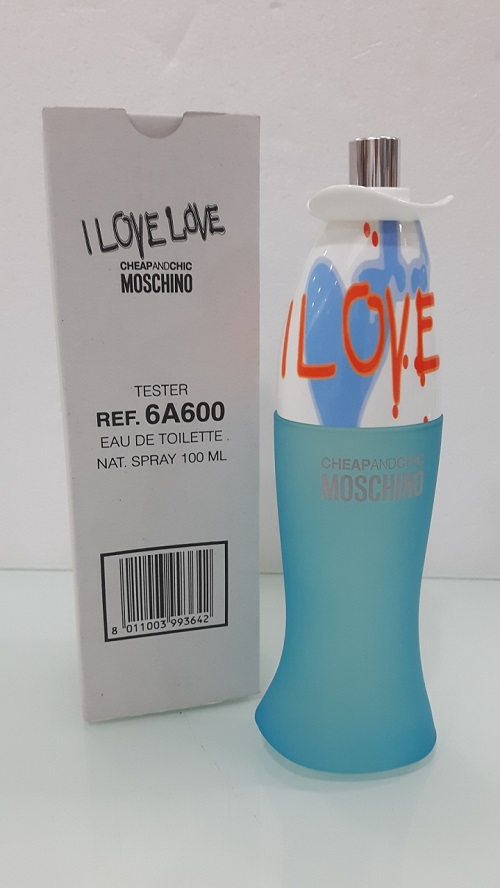 Москино лав женские духи. Moschino i Love Love 100ml EDT Test. Moschino cheap and Chic i Love Love 100мл тестер. Москино лав лав 100мл. Moschino Love Love 30 ml.